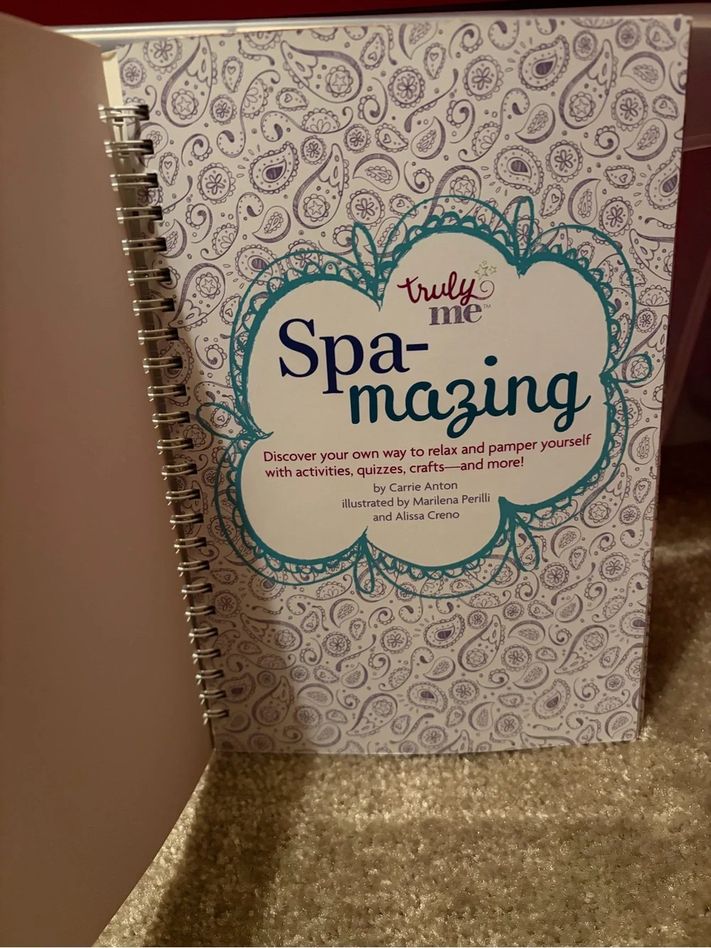 American Girl Spa-mazing Activity Book - Red & Green